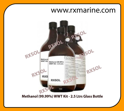 Methanol (99.99%)  WWT Kit - 2.5 Ltrs Glass Bottle
